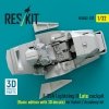 RESKIT RSU32-0137 F-35A Lightning II Late cockpit (Basic edition with 3D decals) for Italeri / Academy kit (3D Printed) (1/32)